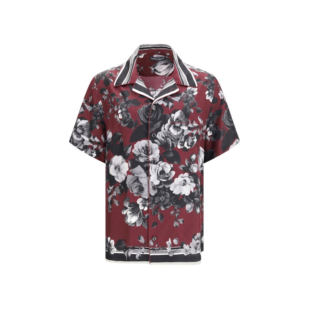Dolce & Gabbana Multicolor Silk Pattern Shirt