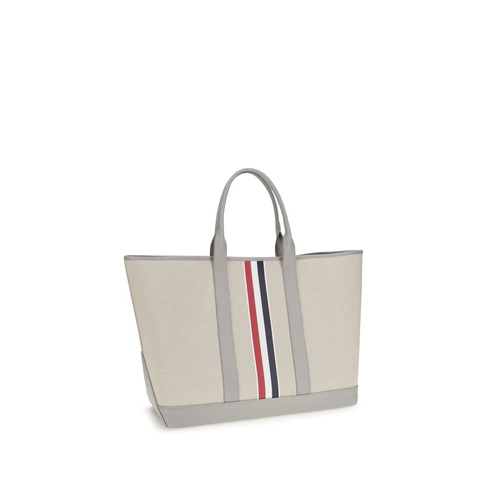Thom Browne Grey Shoulder Bag for Men detail view