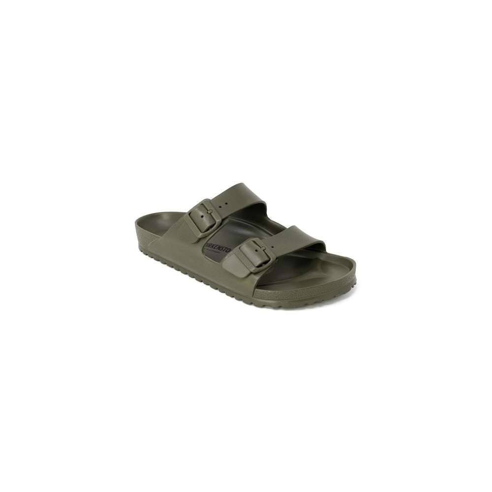 Sandales plates Birkenstock en plastique vert