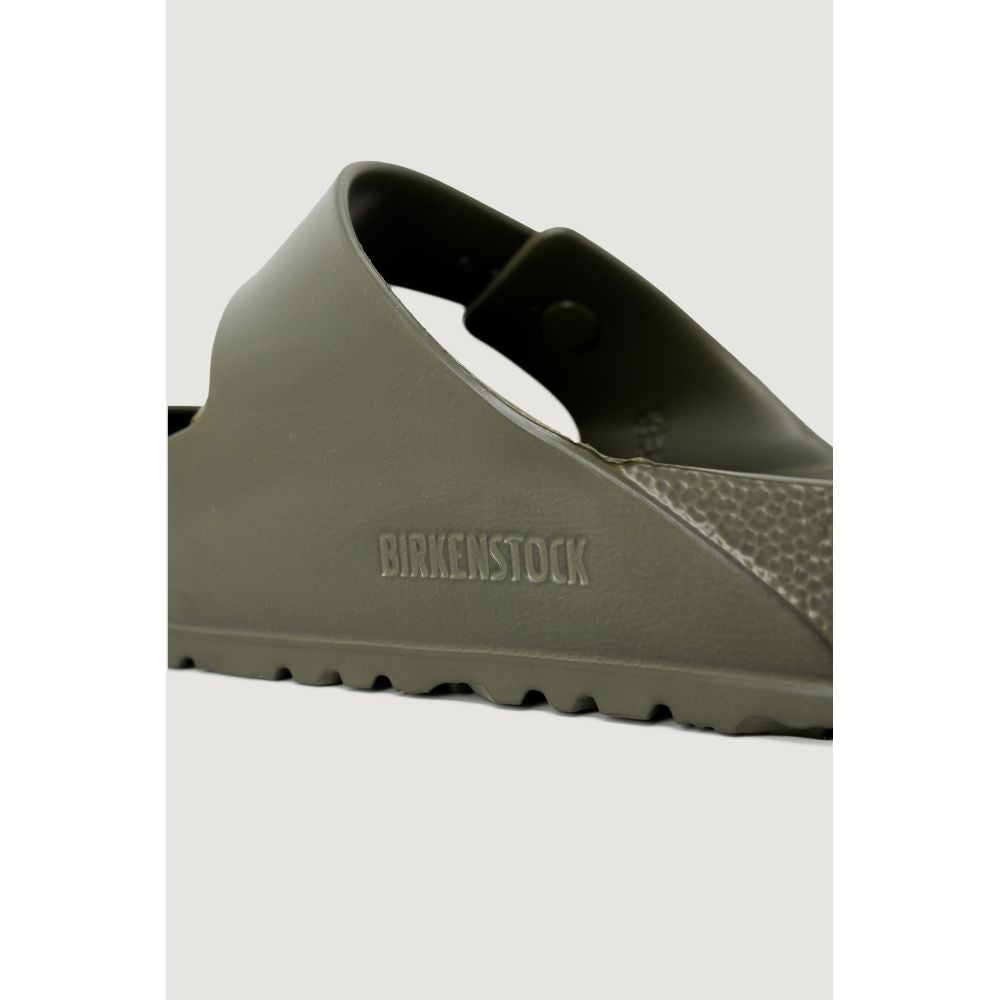 Sandales plates Birkenstock en plastique vert