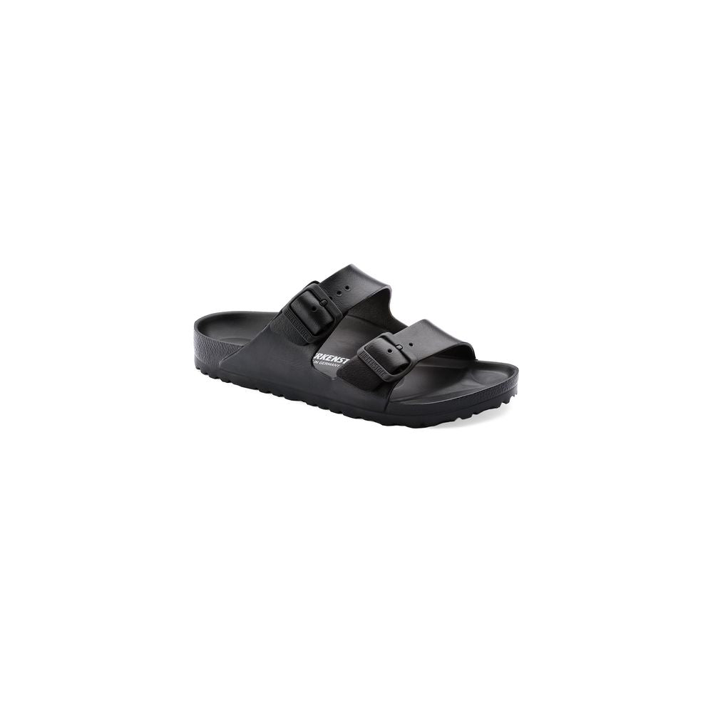 Sandales plates en polyester noir Birkenstock