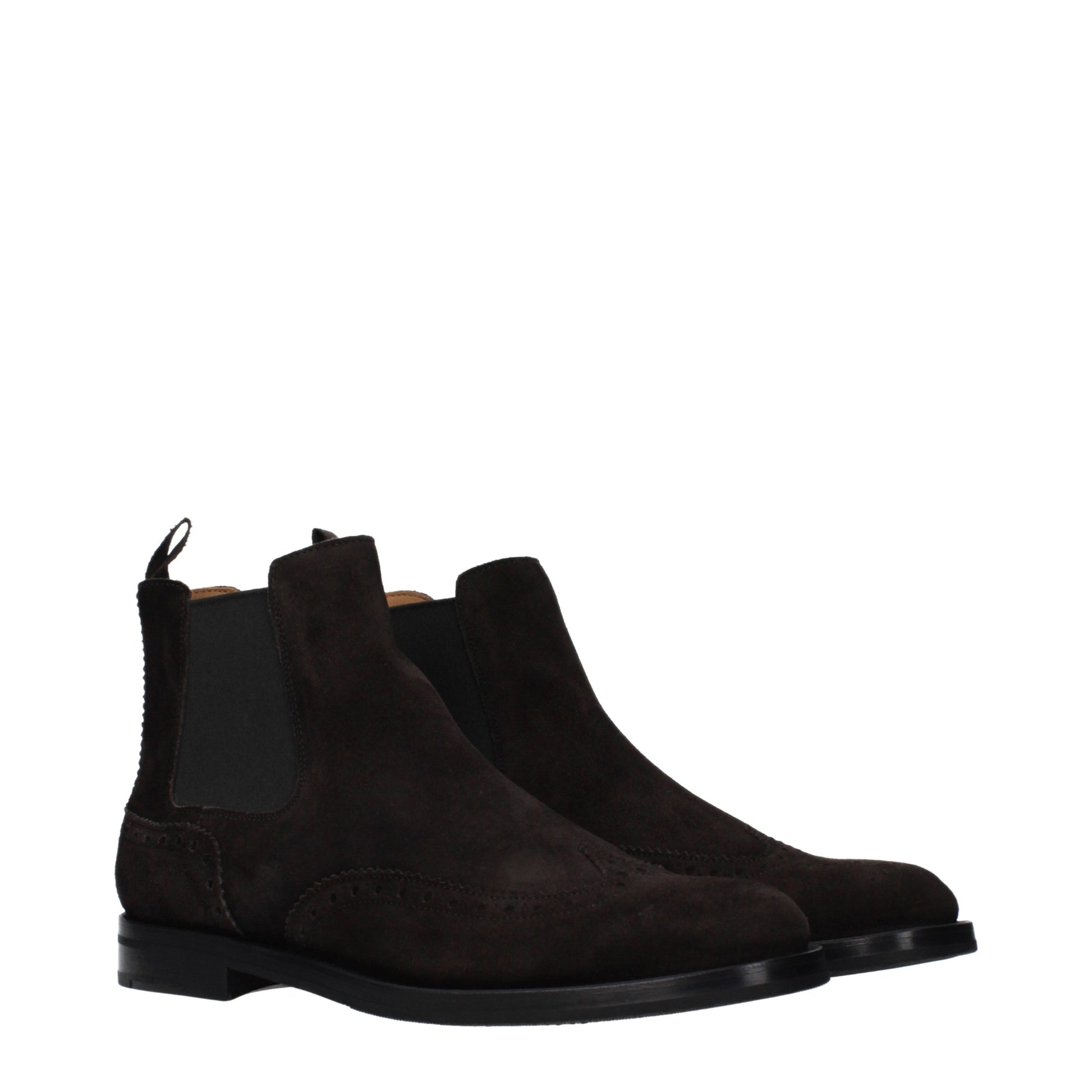 Bottines Church's en cuir marron