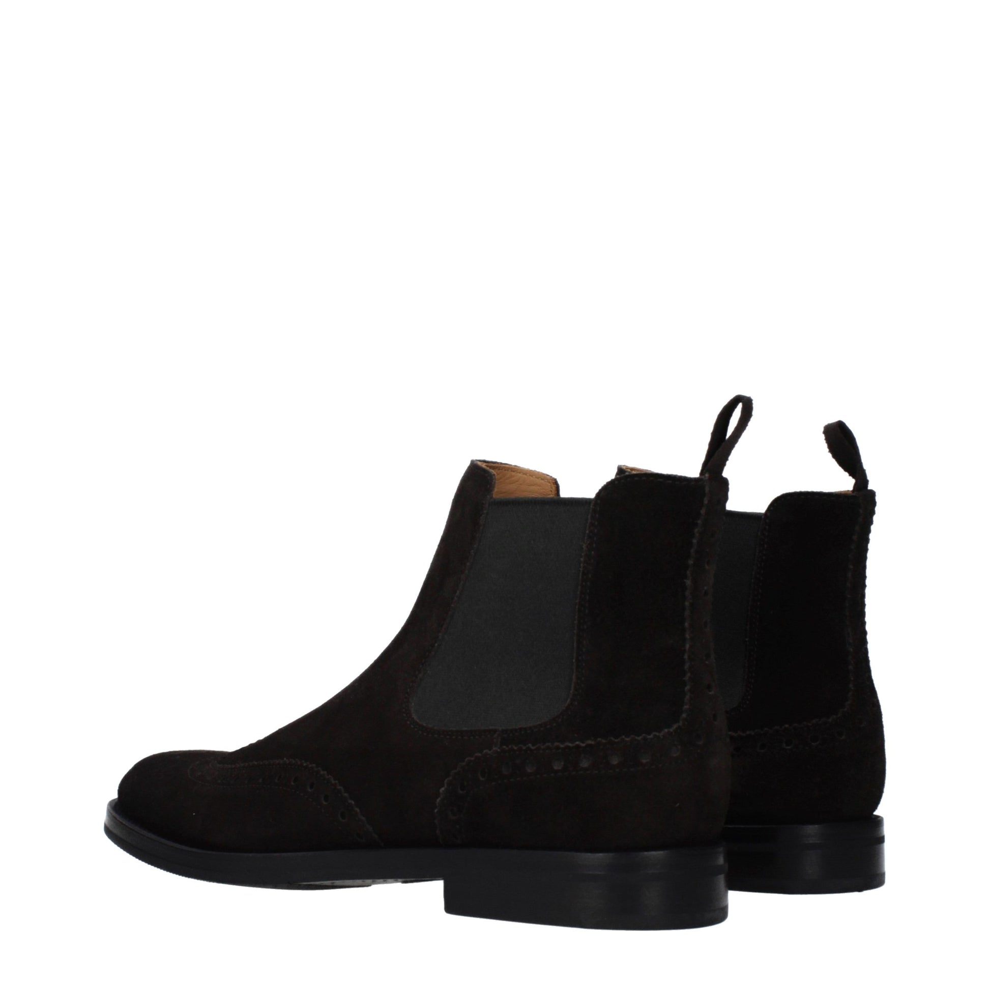 Bottines Church's en cuir marron