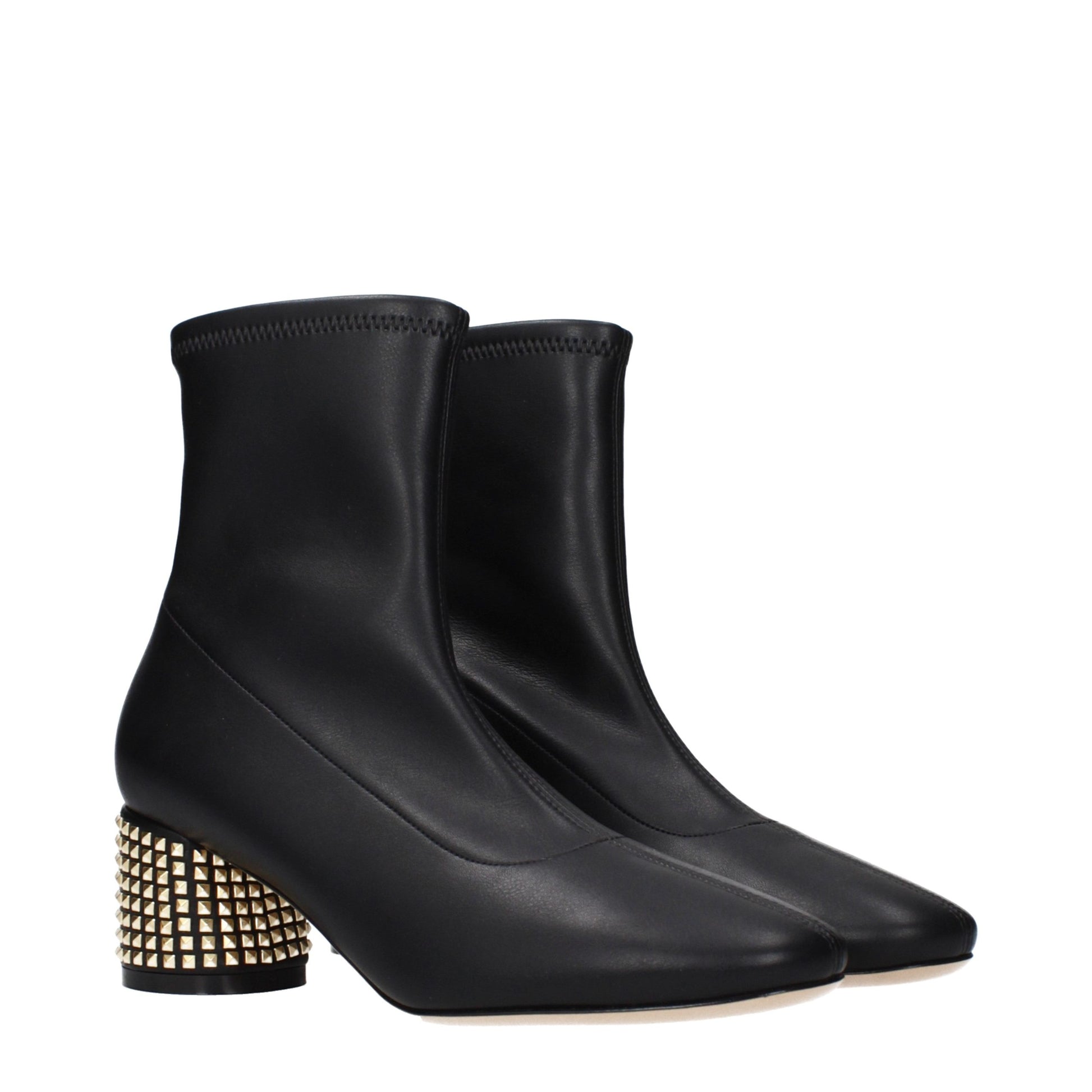 Casadei Bottines en cuir noir