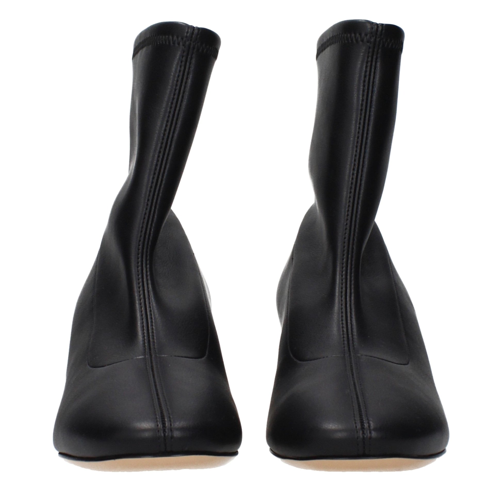 Casadei Bottines en cuir noir