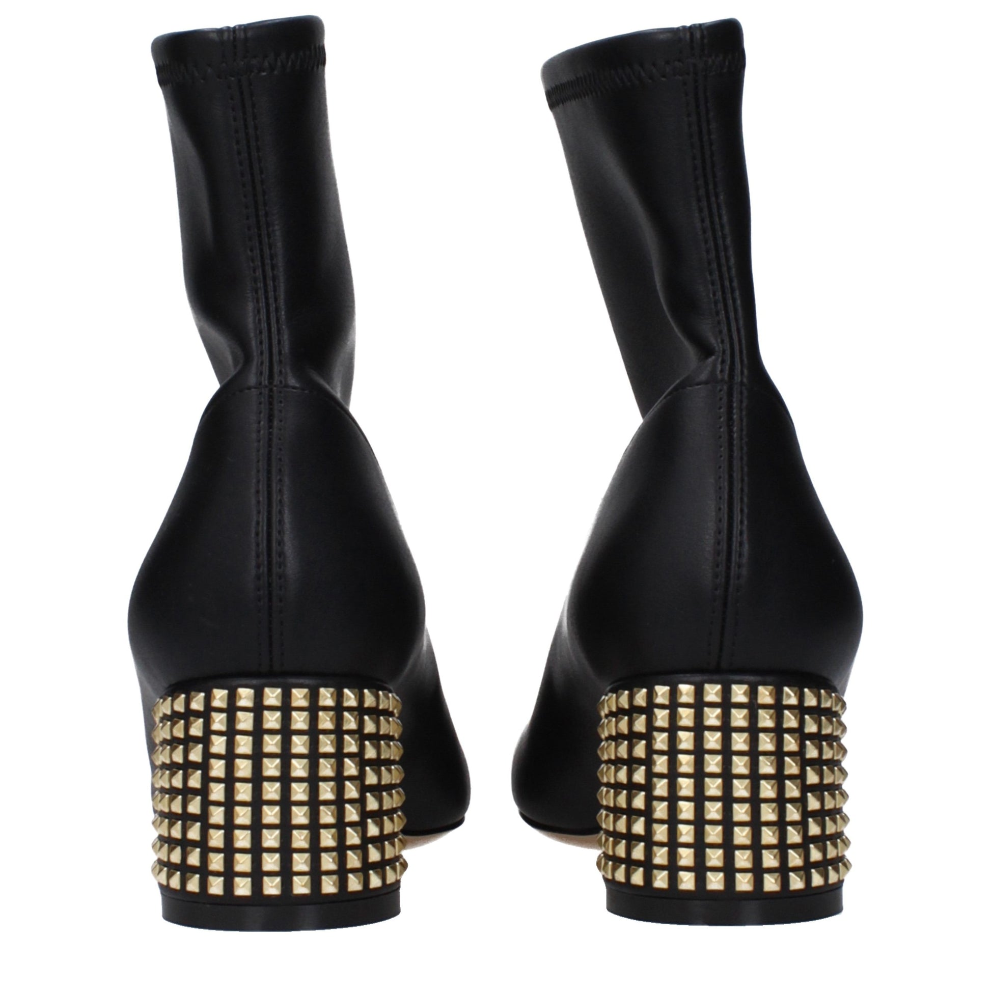 Casadei Bottines en cuir noir