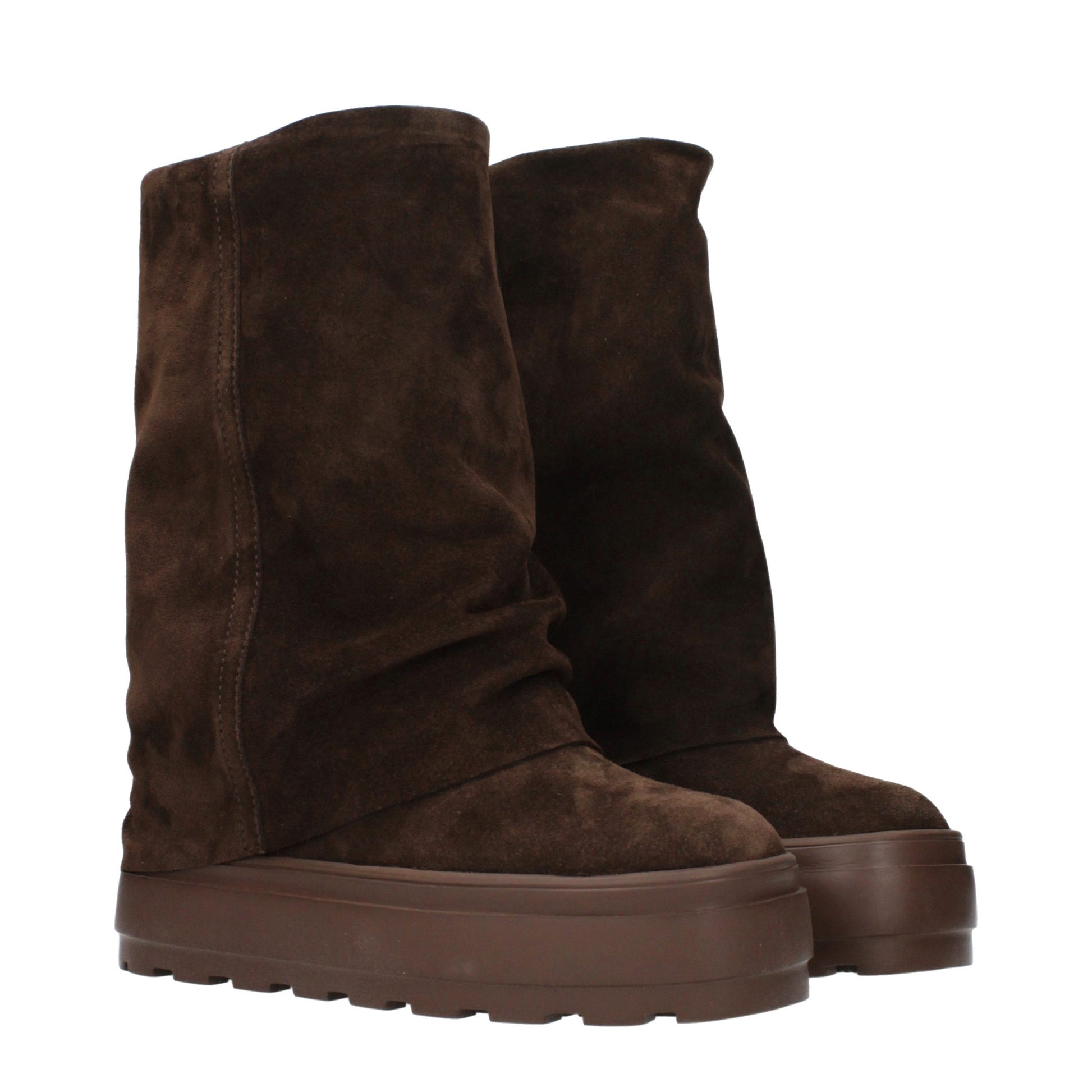 Casadei Bottines en Cuir Marron