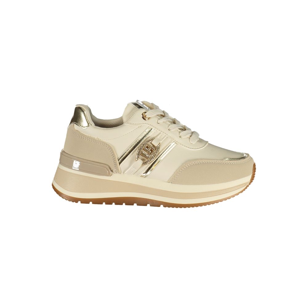 Baskets Laura Biagiotti en polyuréthane beige pour femme