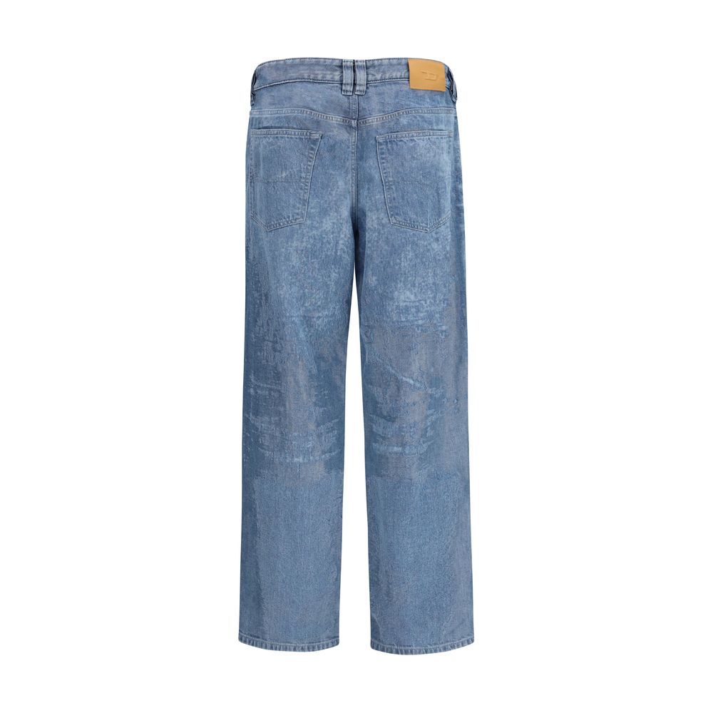 Diesel Blue Straight Leg Jeans for Men alternate view