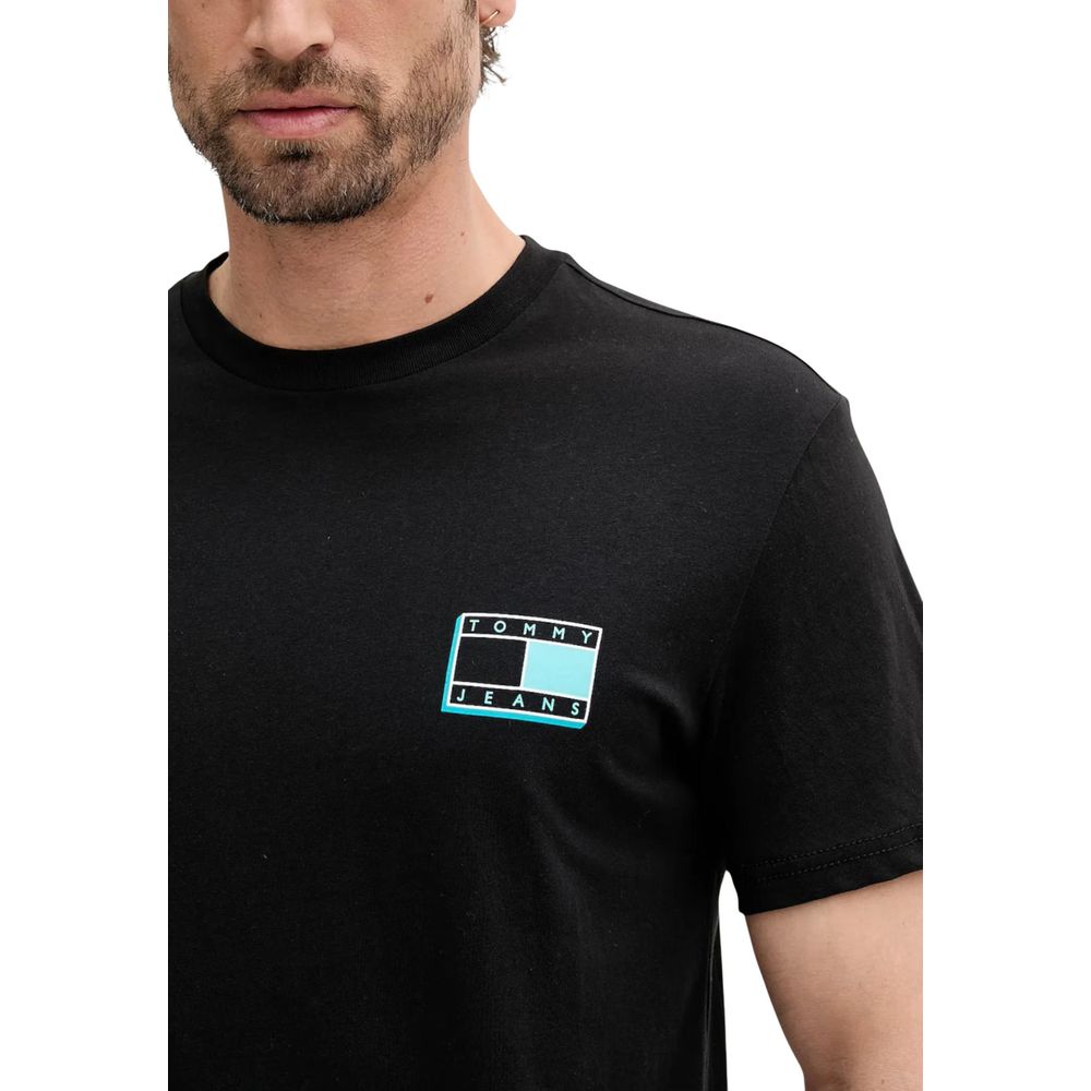 Tommy Hilfiger Jeans Black T-Shirt detail view
