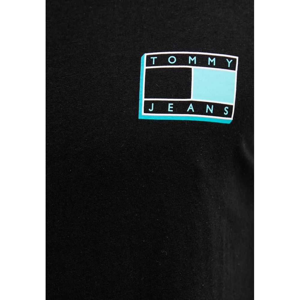 Tommy Hilfiger Jeans Black T-Shirt side view