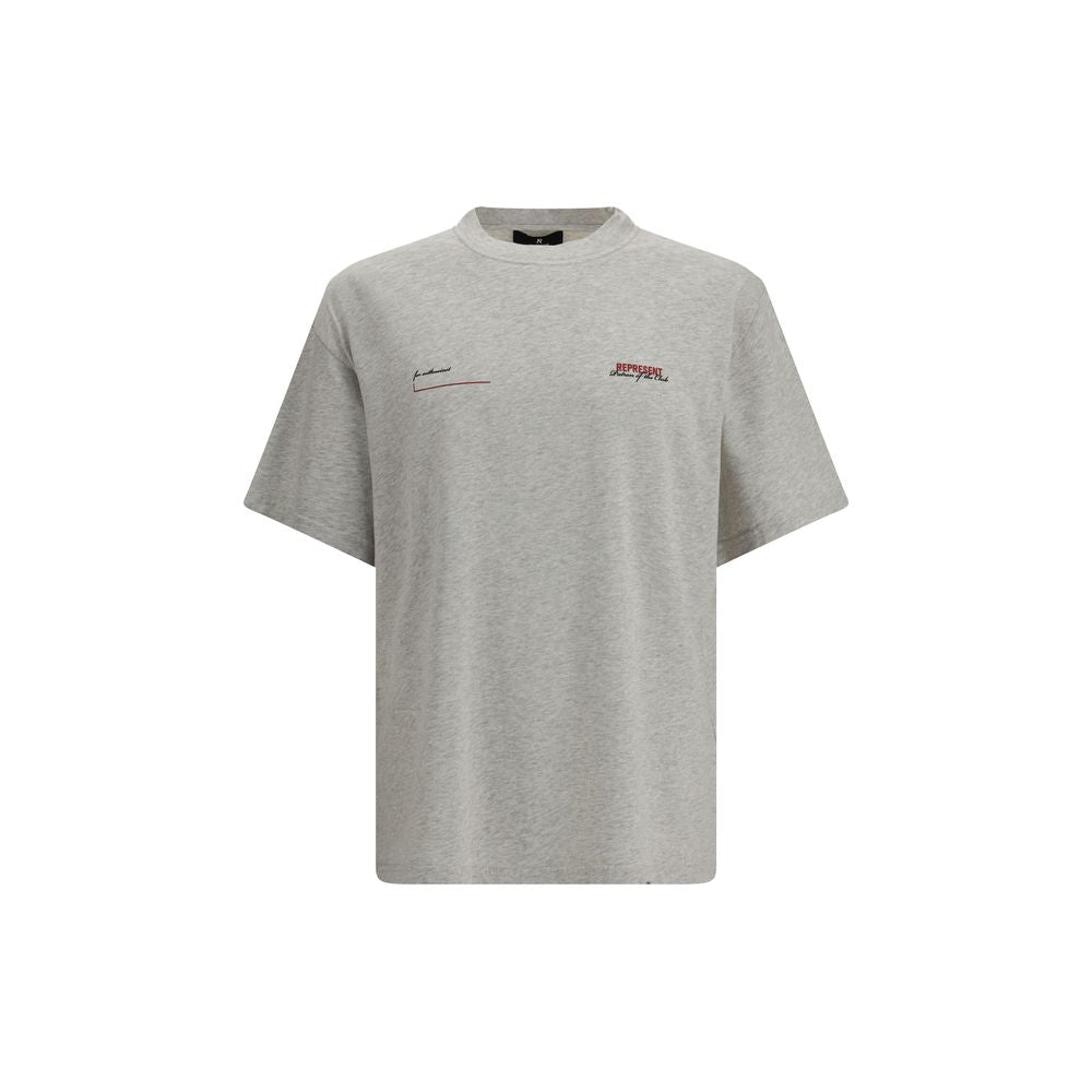 T-shirt gris en coton