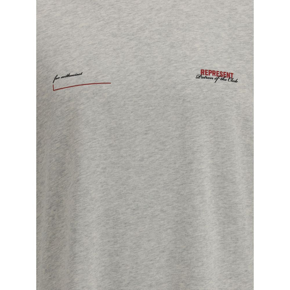 T-shirt gris en coton
