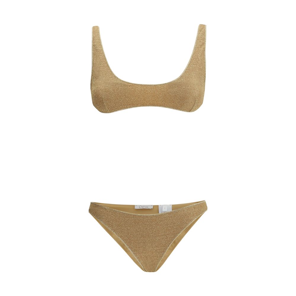 Haut et bas de maillot de bain Oséree Gold en polyamide