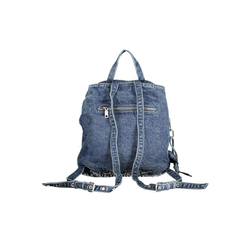 Sac à dos Desigual bleu en coton pour femme
