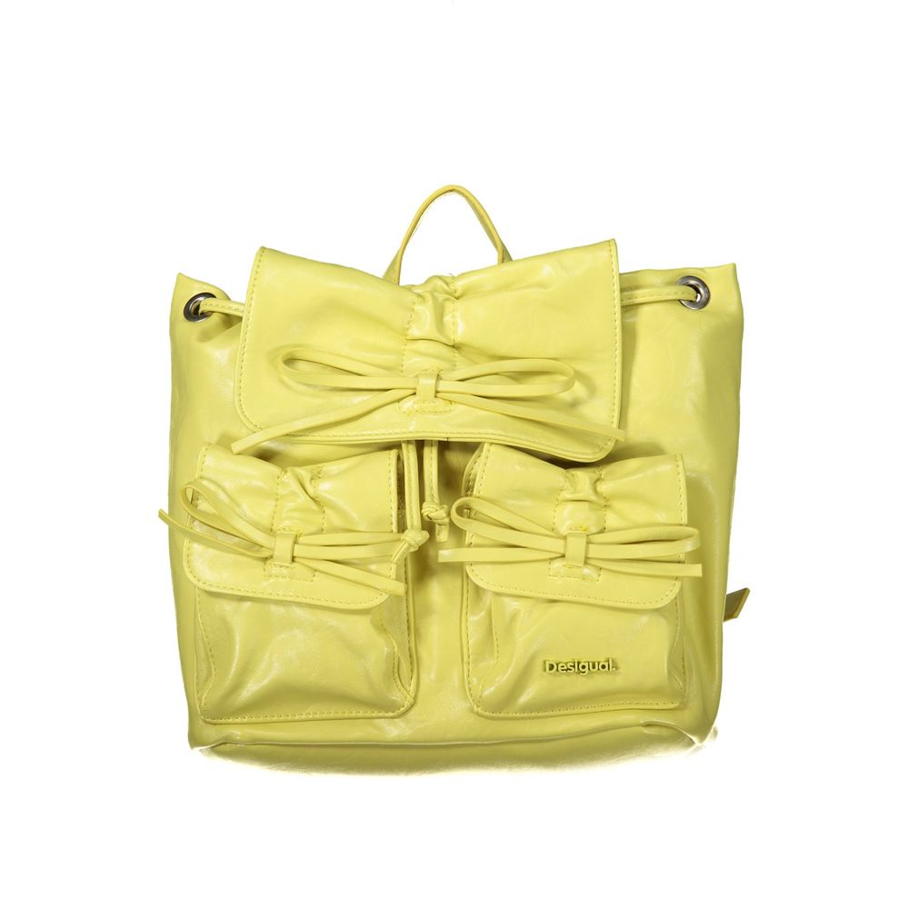 Sac à dos Desigual Giallo en polyuréthane pour femme