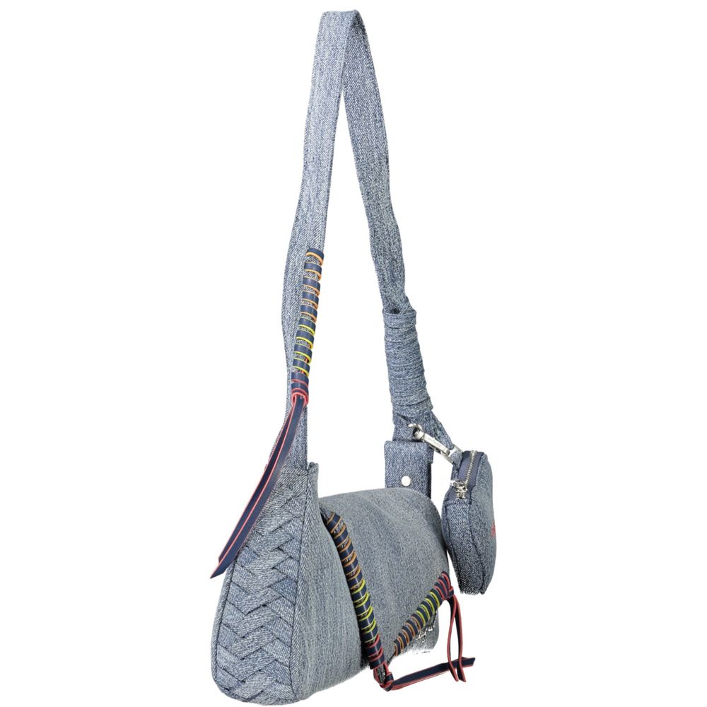 Sac porté épaule femme Desigual Azzurro en coton