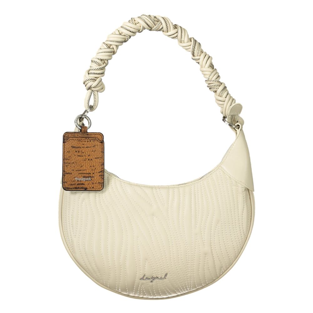 Sac à main Desigual blanc en polyuréthane pour femme