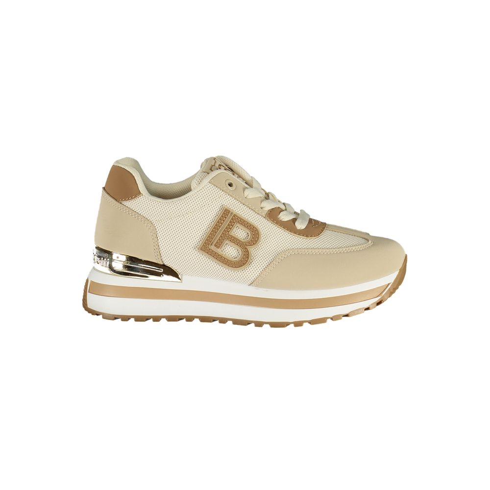 Laura Biagiotti Beige Athletic Sneakers for Women