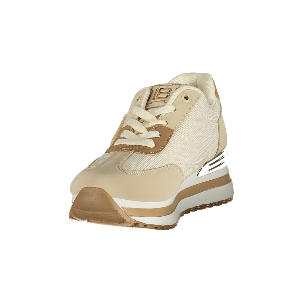 Laura Biagiotti Beige Athletic Sneakers for Women detail view