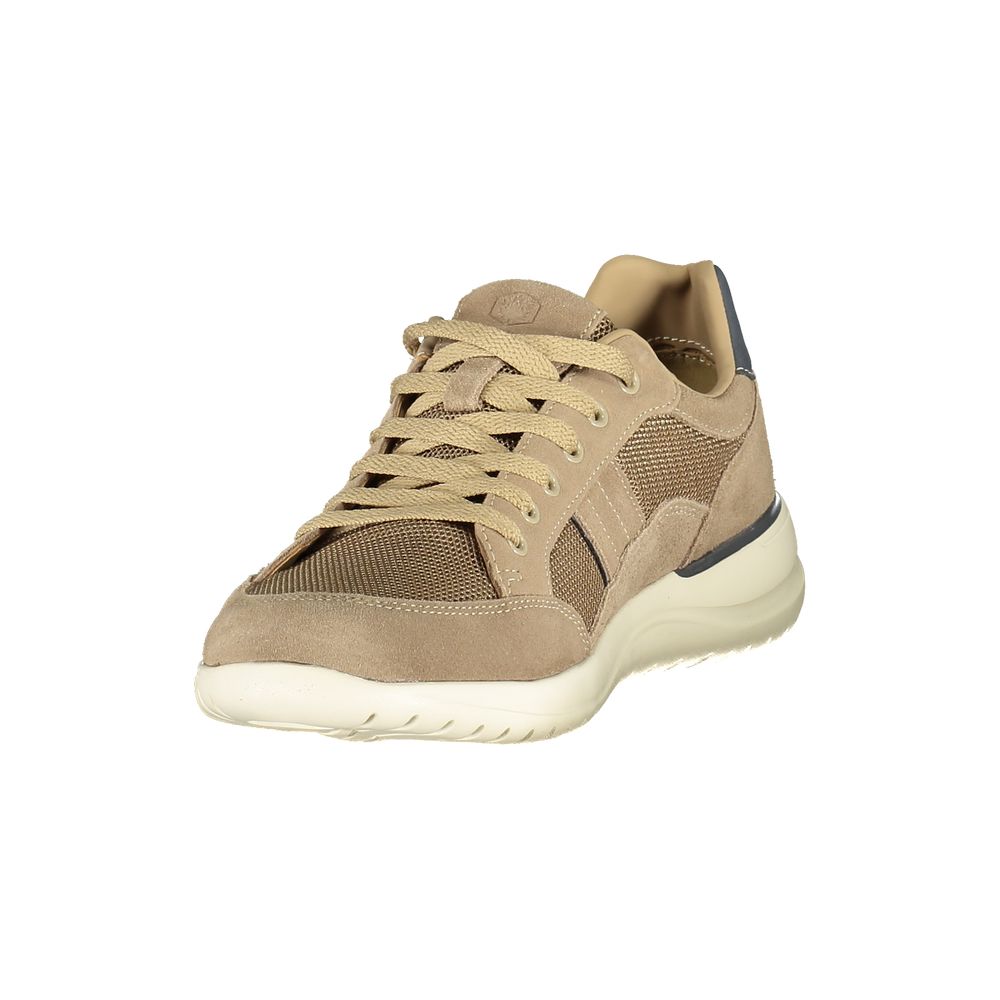 Baskets pour Homme en Polyuréthane Beige Lumberjack