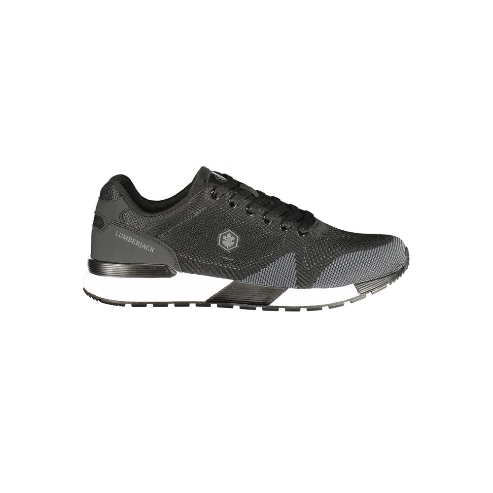 Baskets homme Lumberjack en polyester noir
