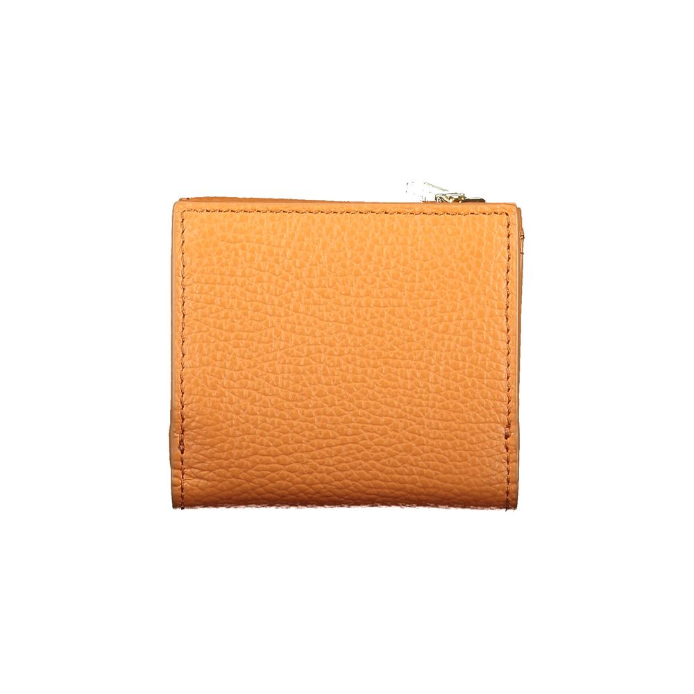 Portefeuille femme Coccinelle Arancione Pelle
