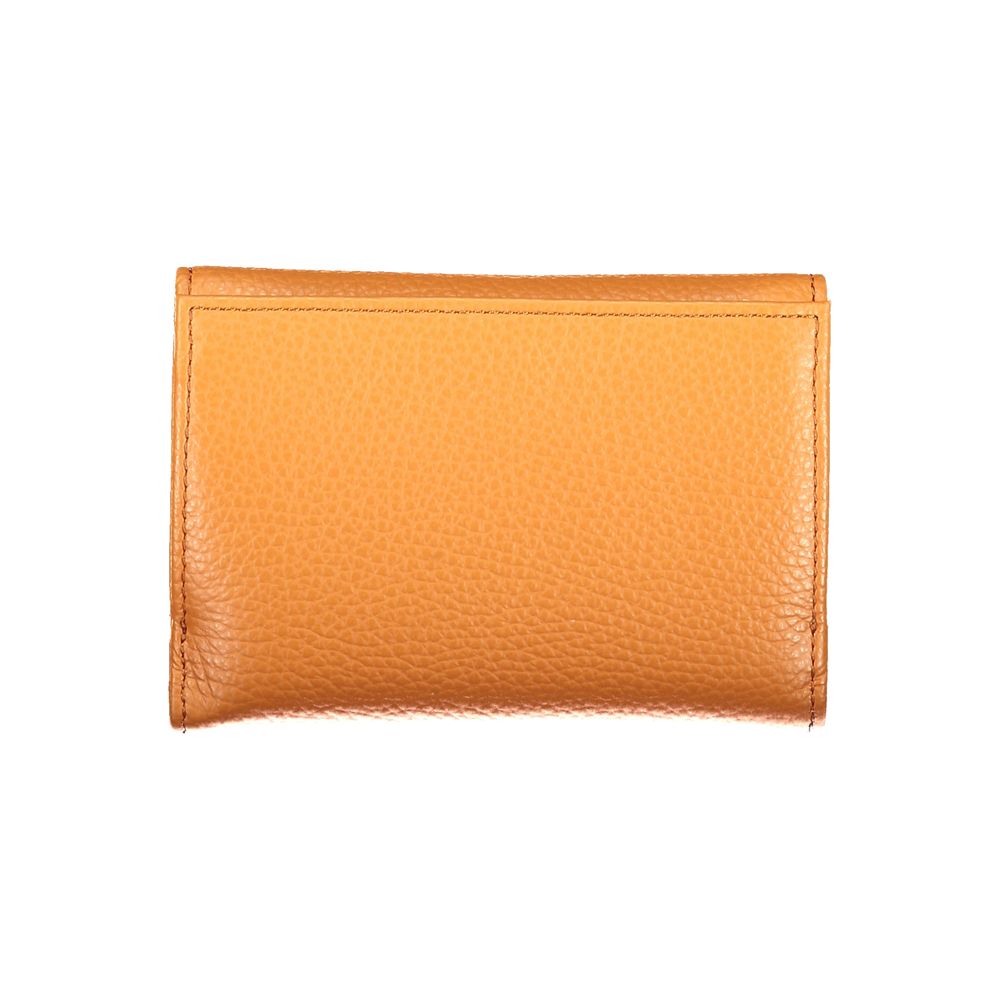 Portefeuille femme Coccinelle Arancione Pelle
