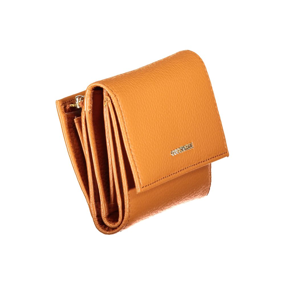 Portefeuille femme Coccinelle Arancione Pelle