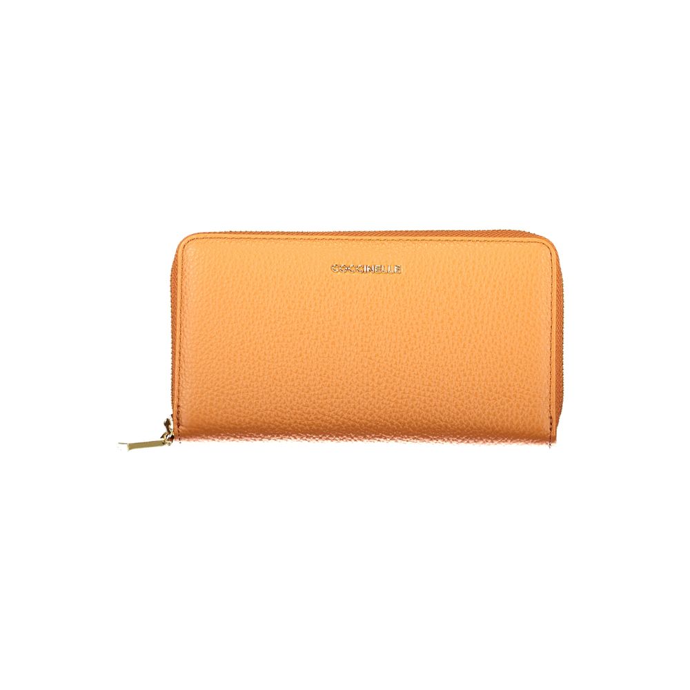 Portefeuille femme Coccinelle en cuir Arancione
