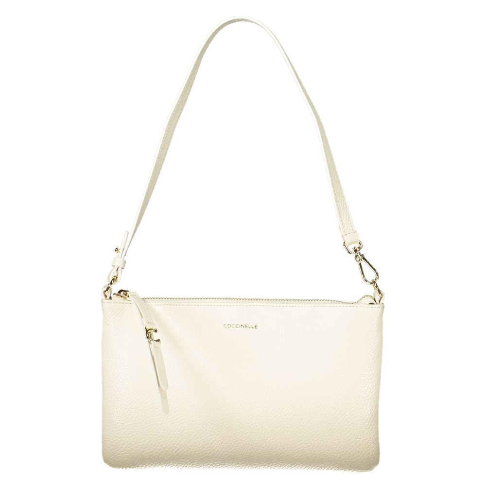 Sac à main Coccinelle Bianco en cuir pour femme