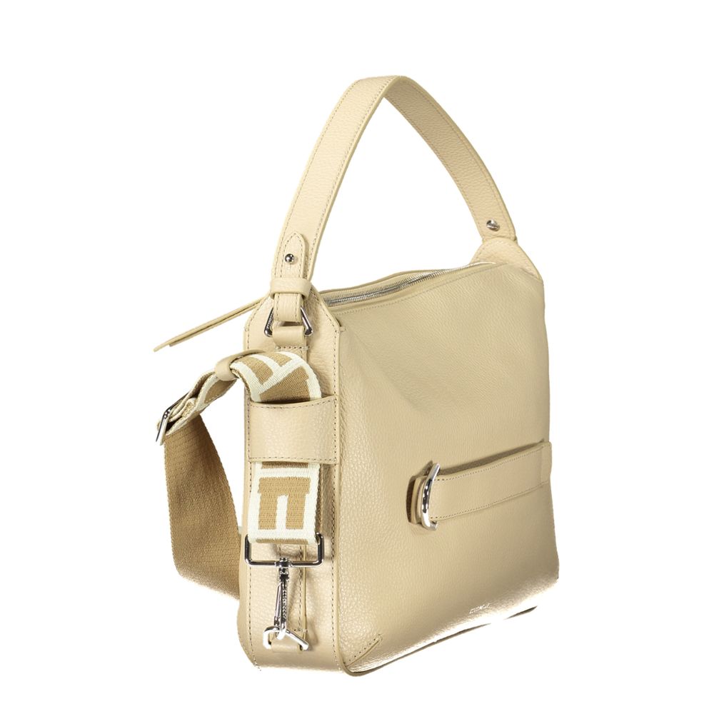 Sac à main femme Coccinelle en cuir beige