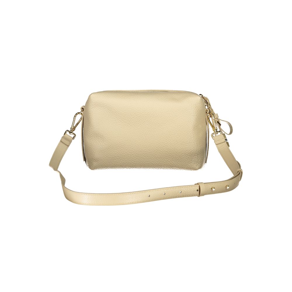 Sac à main femme en cuir beige Coccinelle