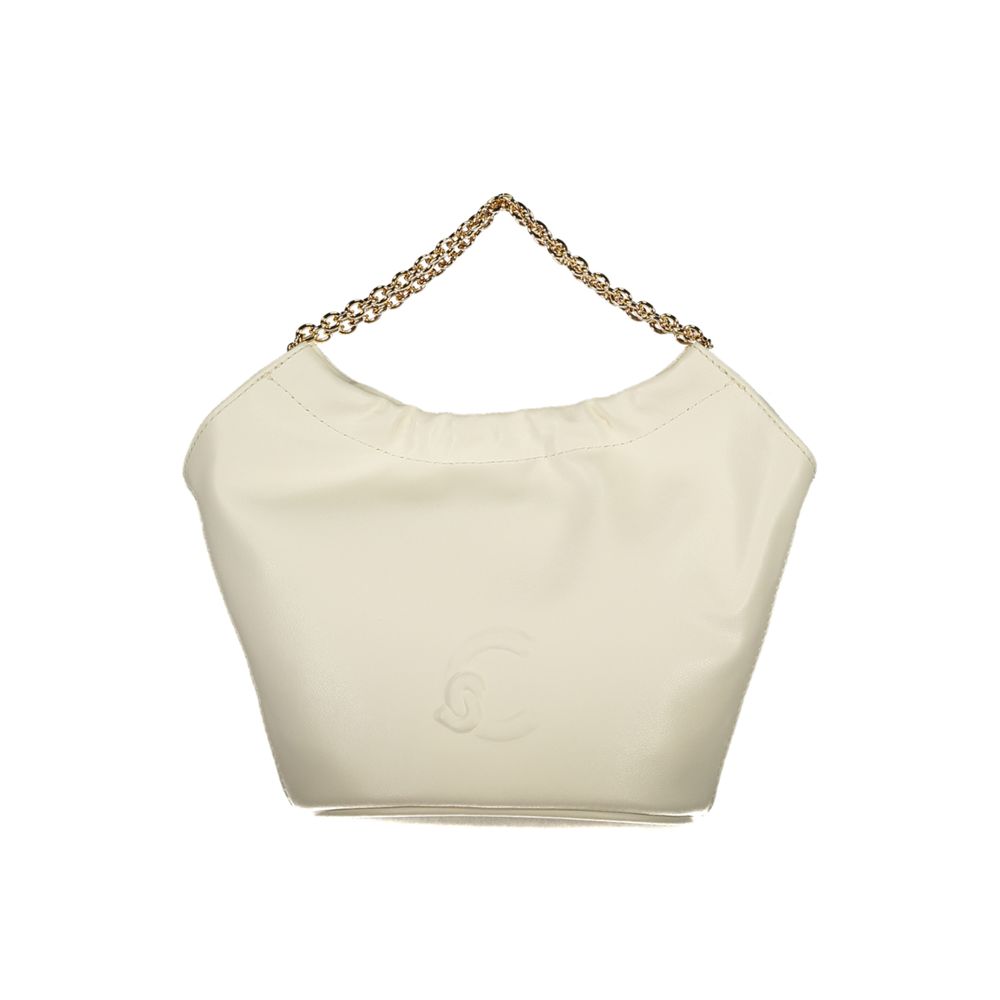 Sac à main femme en cuir blanc Coccinelle