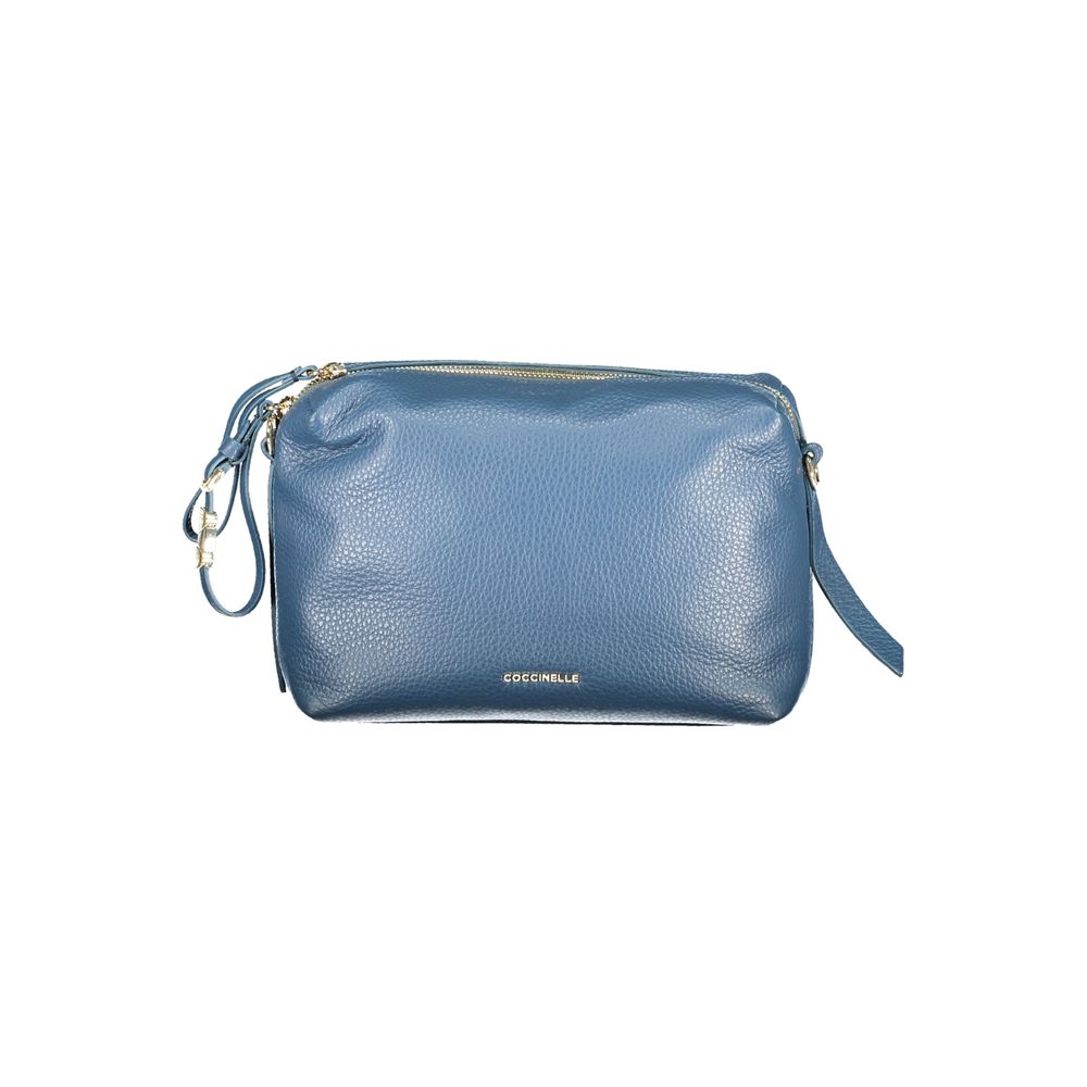 Sac à bandoulière Coccinelle en cuir bleu pour femme