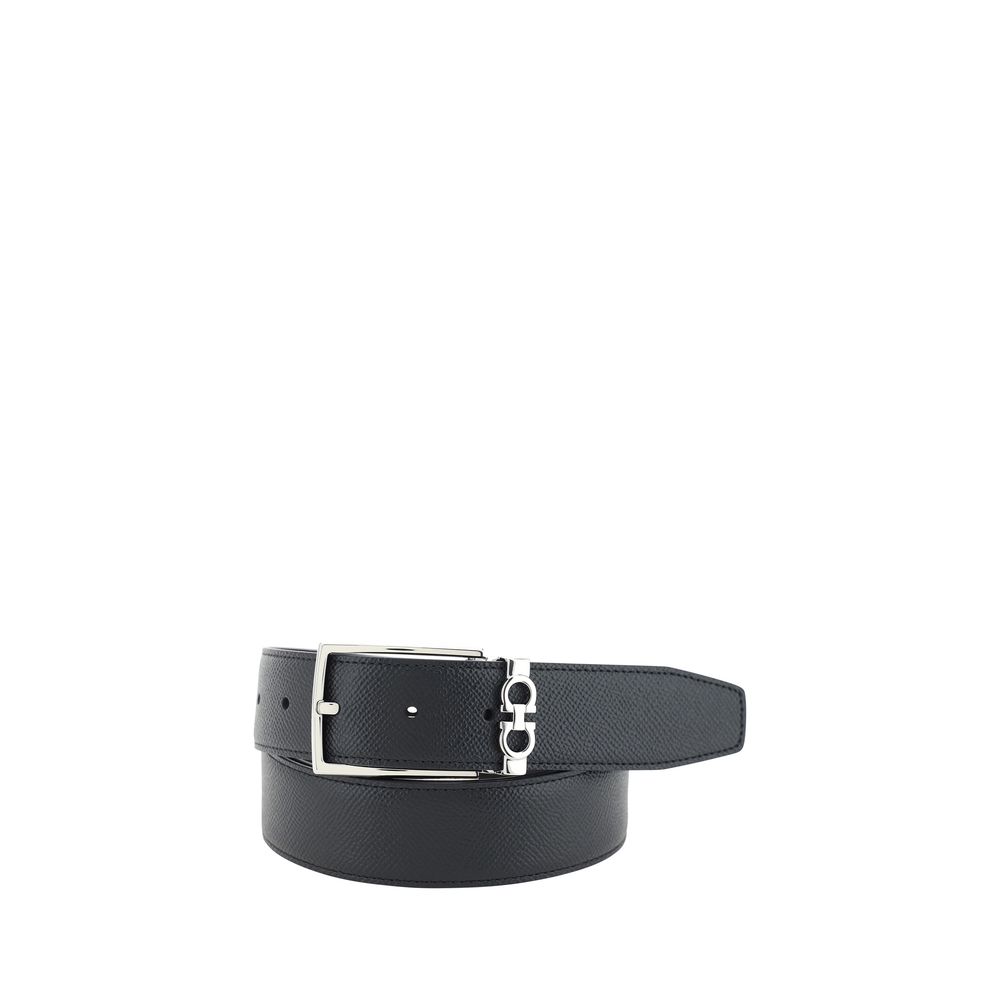 Ferragamo Black Belts for Men