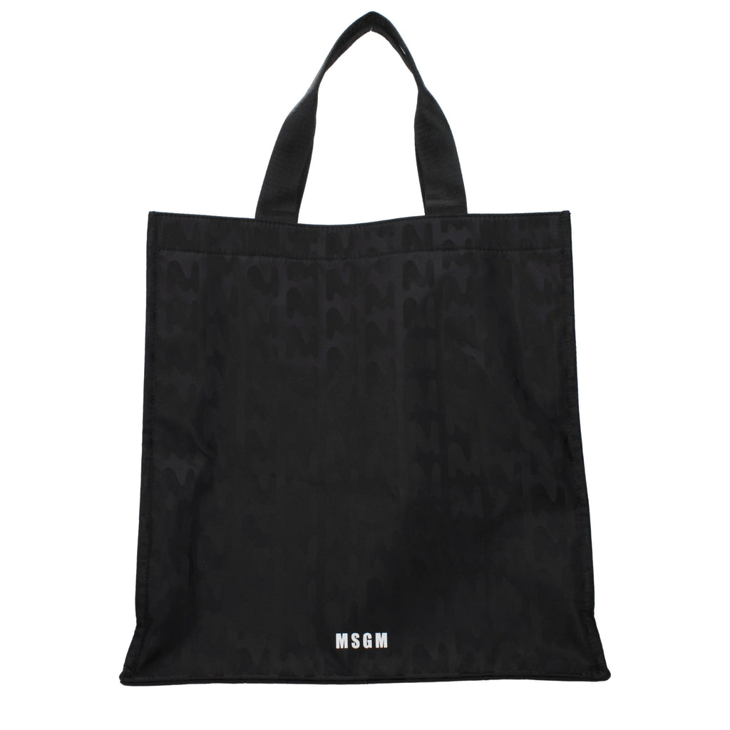 Sac à main MSGM en tissu noir