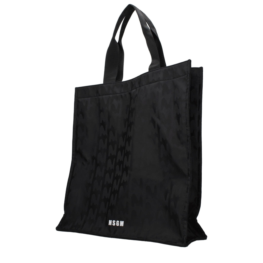 Sac à main MSGM en tissu noir