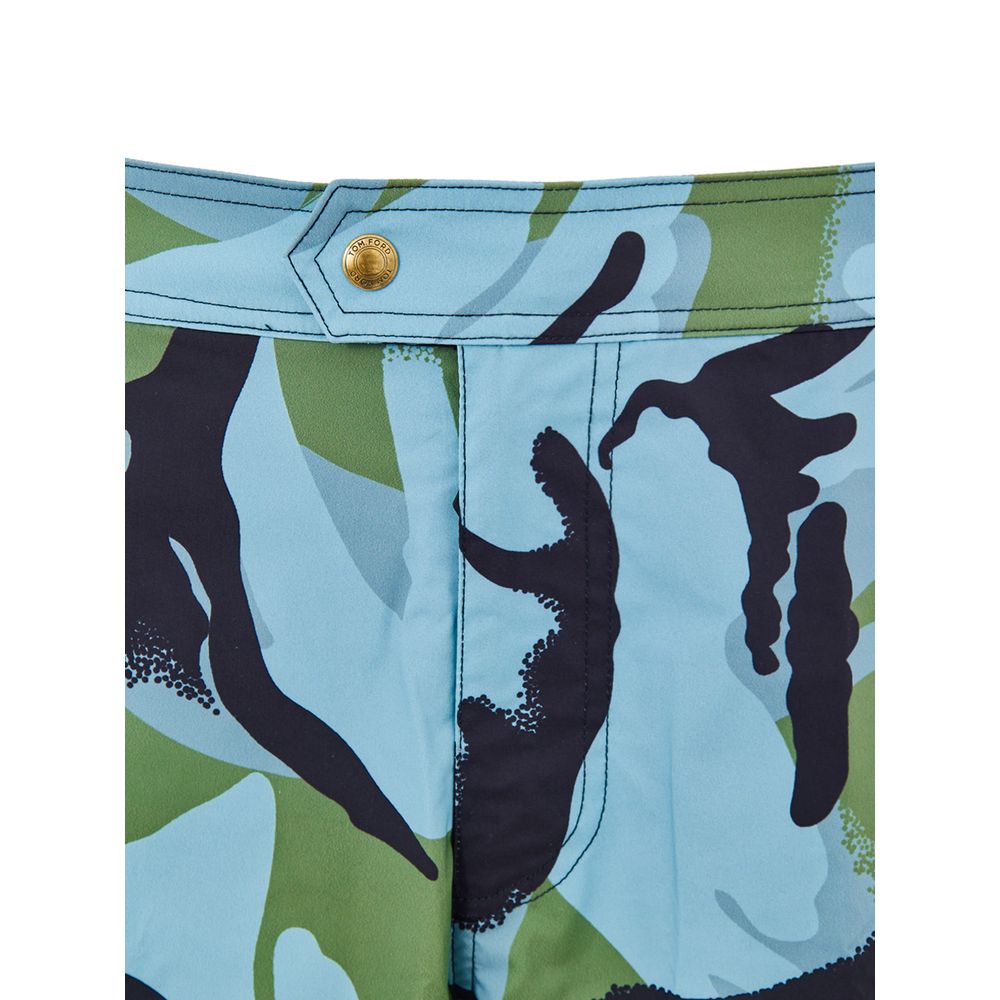 Tom Ford Multicolor Swim Shorts for Men detail view