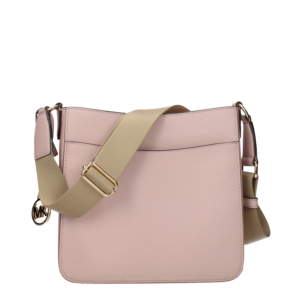 Sac à bandoulière en cuir rose Michael Kors