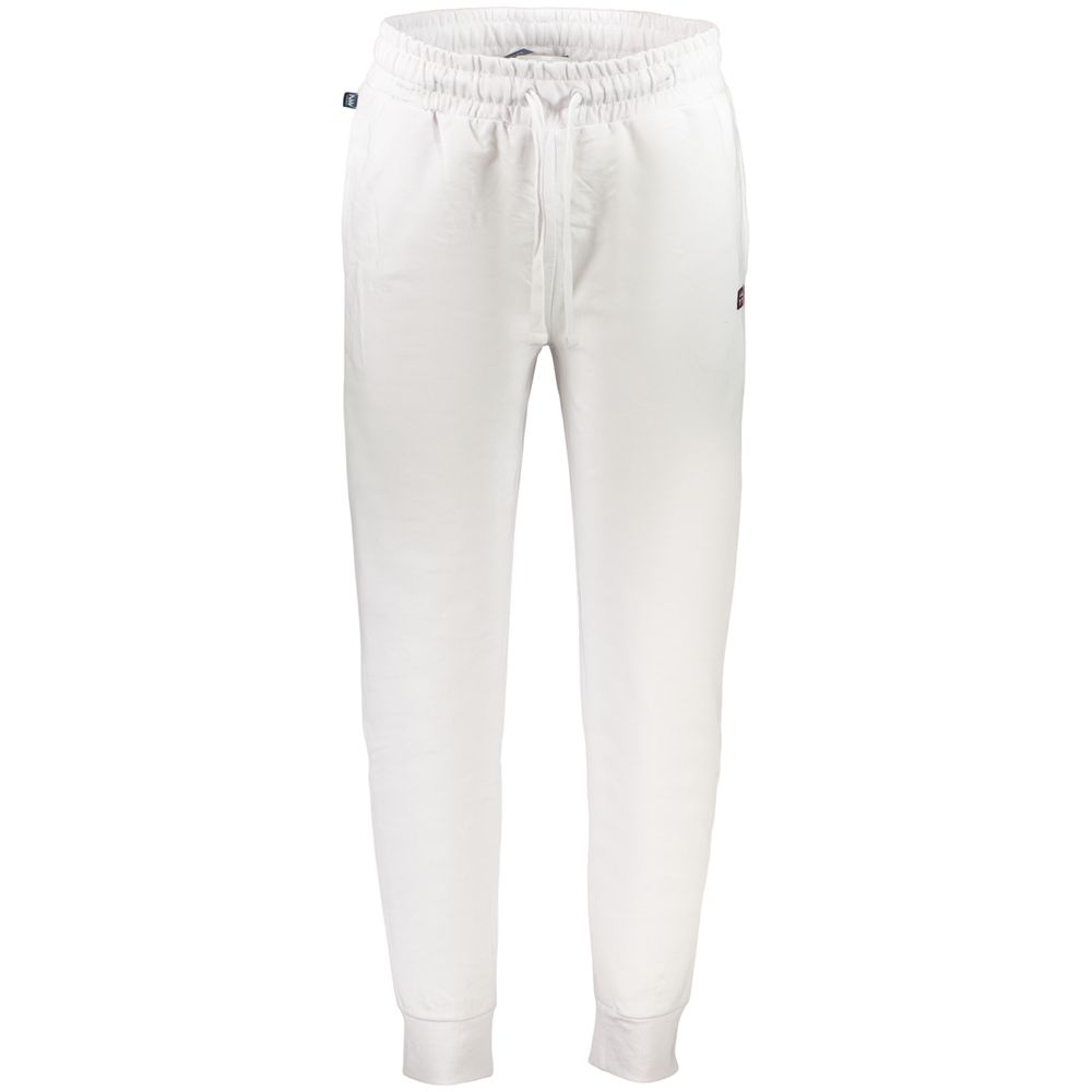 Norway 1963 Pantalon de survêtement homme en coton Bianco