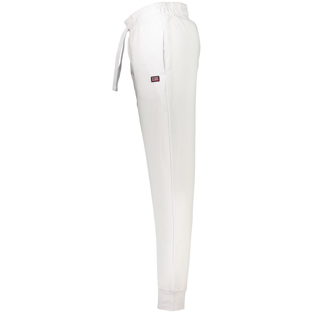 Norway 1963 Pantalon de survêtement homme en coton Bianco