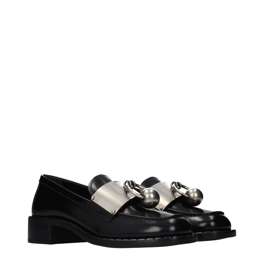 Prada Black Slip On Loafers for Women alternate view