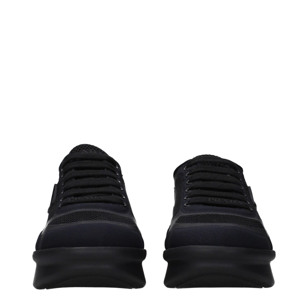 Prada Black Low Top Sneakers for Women detail view