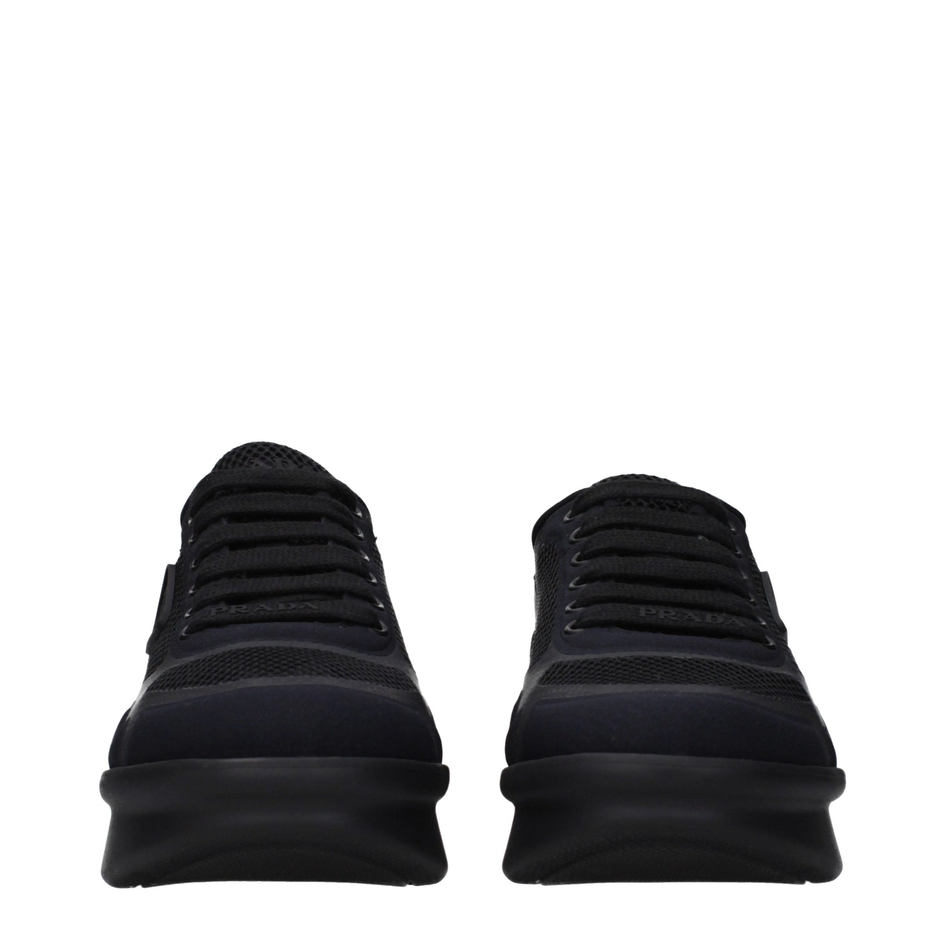 Prada Black Low Top Sneakers for Women detail view