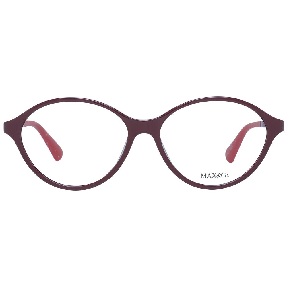 Lunettes (monture) en plastique bordeaux Max & Co