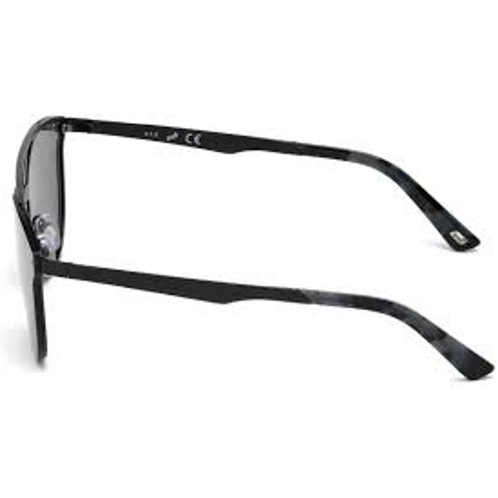 WEB EYEWEAR Black Metal Sunglasses