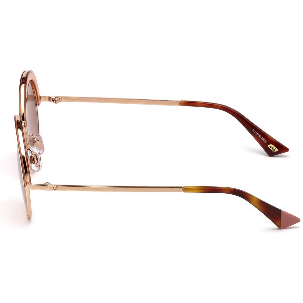 Lunettes de soleil en métal doré WEB EYEWEAR
