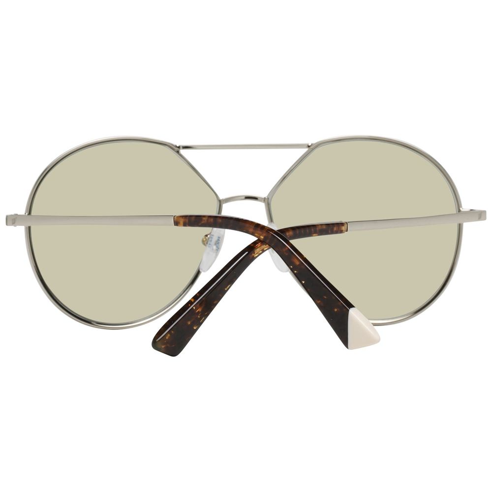 WEB EYEWEAR Gold Metal Sunglasses