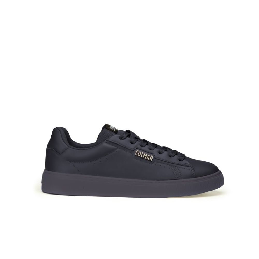 Baskets basses en cuir bleu Colmar